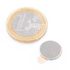 Neodymový magnet kotouč Ø 12 mm, v. 1 mm, samolepicí 3M, síla 670 g 10 kusů