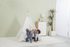 Viga PolarB dětské teepee 122×150×122 cm (okno, dřevo/plátno)