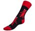 Ponožky DĚTSKÉ Čert Černá,Červená Čert