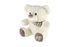 Medvěd/Medvídek sedící se šátkem plyš 35cm bílý