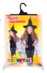 Kostým pro děti čarodějnice/halloween - plášť + klobouk