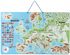 Woody dřevěná mapa Evropy 3v1 (puzzle, naučné, 75×45 cm, AJ)