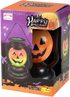 Lucerna halloween svítidlo dýně párty dekorace lampa na baterie Světlo Zvuk