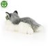 Plyšový pes husky ležící 30 cm