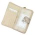 GREGORIO Kožená krémová dámská peněženka v krabičce