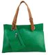 Moderní dámská kabelka přes rameno zelená