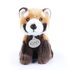 Plyšová panda červená sedící 18 cm