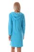 Krátký dámský župan na zip Bari blue atoll 38 64 6335