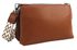 Růžová crossbody dámská kabelka se třemi sekcemi Jessica