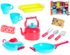 Set kuchyňský 13ks dětské barevné nádobí plast v krabici