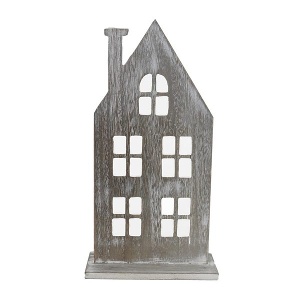 Dekorace domek D6561-01 - 30,5 cm