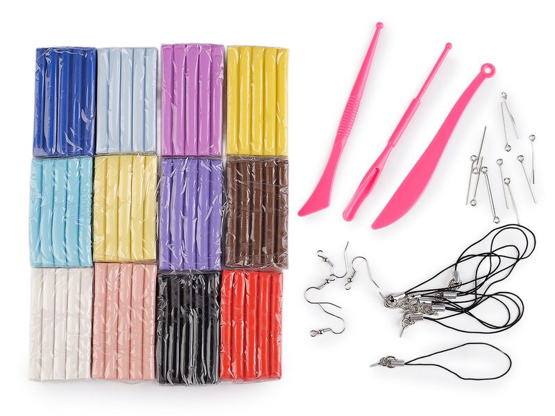 Modelovací polymerová hmota sada 12x30 g