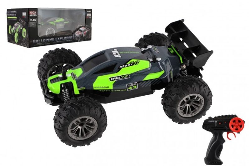 Auto RC Buggy rychlostní 2,4GHz plast 25cm zelené