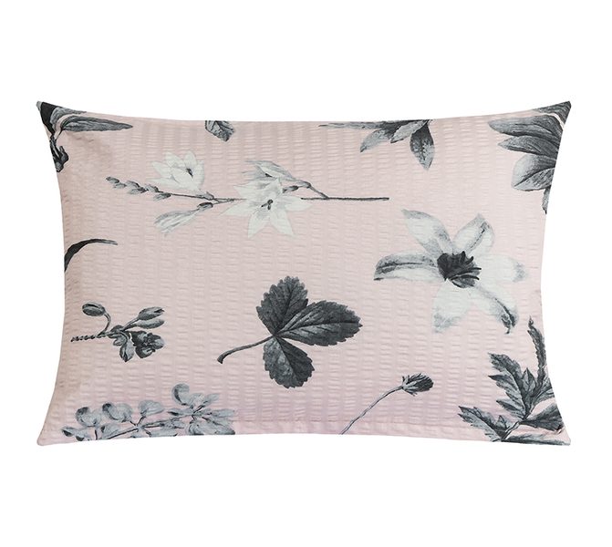 Povláček krepový Šedá,Růžová 80/217 40x60 cm