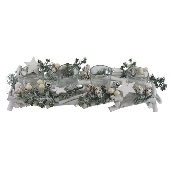 Adventní svícen na 4 svíčky P2132 - 37 cm