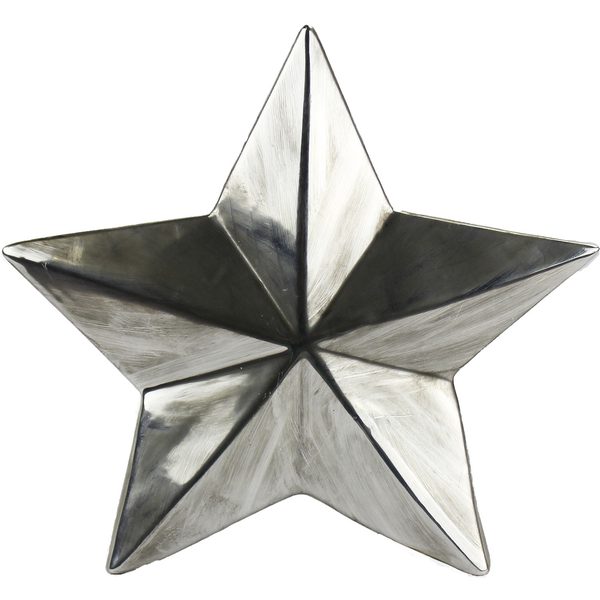 Hvězda porcelán malá X0273 - dia 11,5 x 3 cm