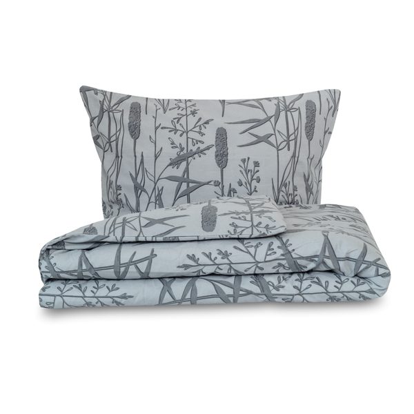 Flanelové povlečení RÁKOS šedý