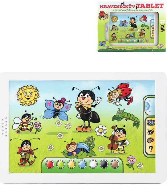 Baby tablet dotykový Mravenečkův naučný česky mluvící