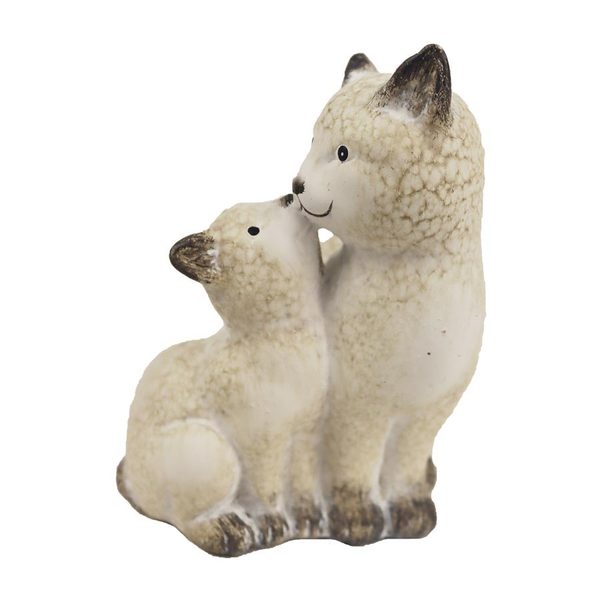 Dekorační kočky X4484/1 - 9.8 × 9.5 × 12.8 cm