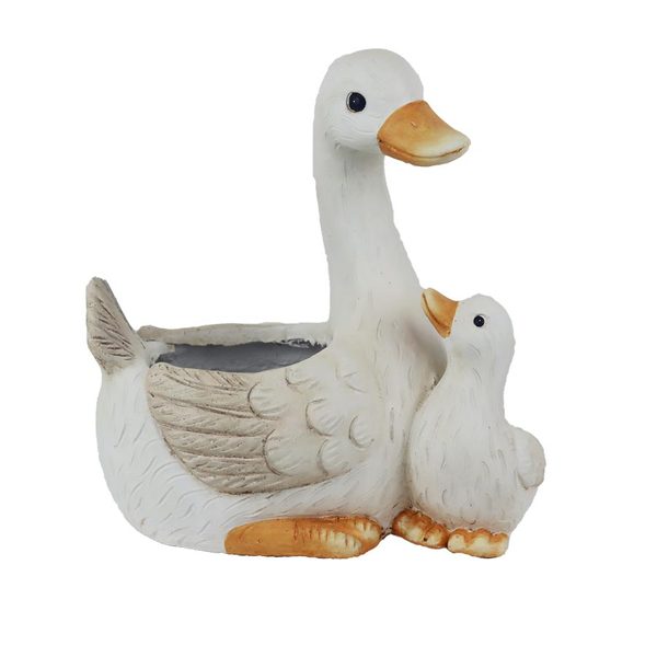 Dekorace k osázení kachna s káčátkem X8054