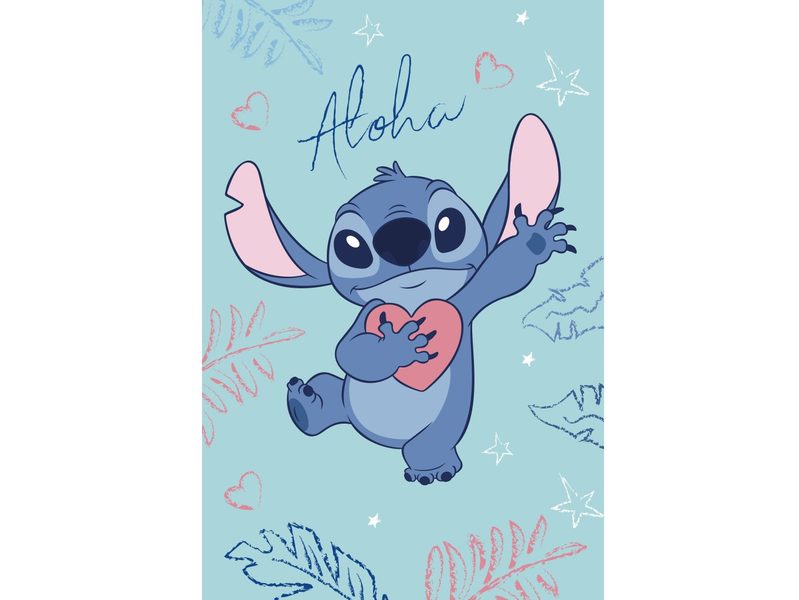 Dětská deka Lilo a Stitch Aloha 100x150 cm