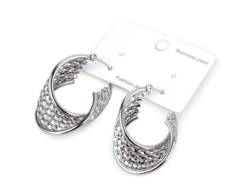 Náušnice z nerezové oceli