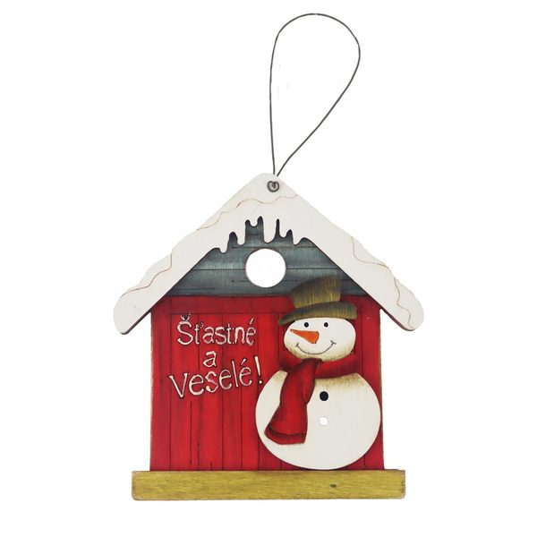 Domeček k zavěšení D7470 - 10.5 × 1 × 11 cm