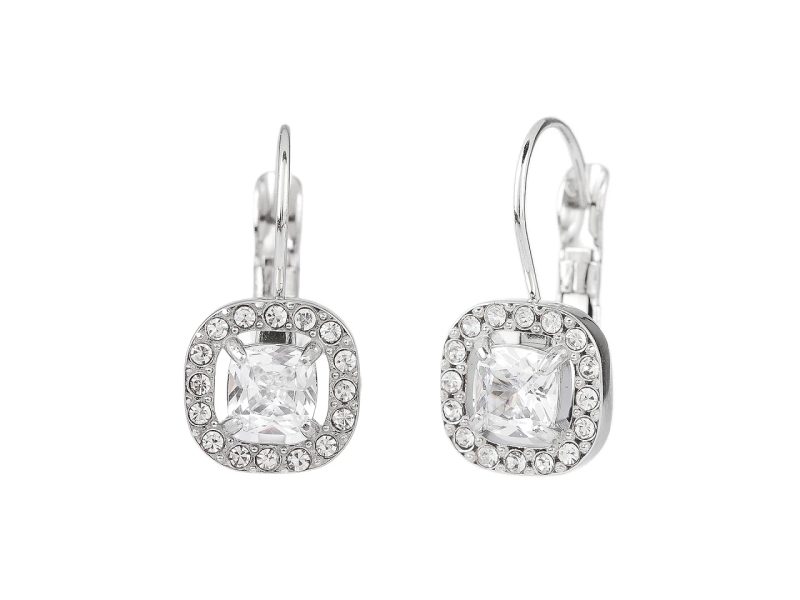 Náušnice z nerezové oceli s broušenými kamínky