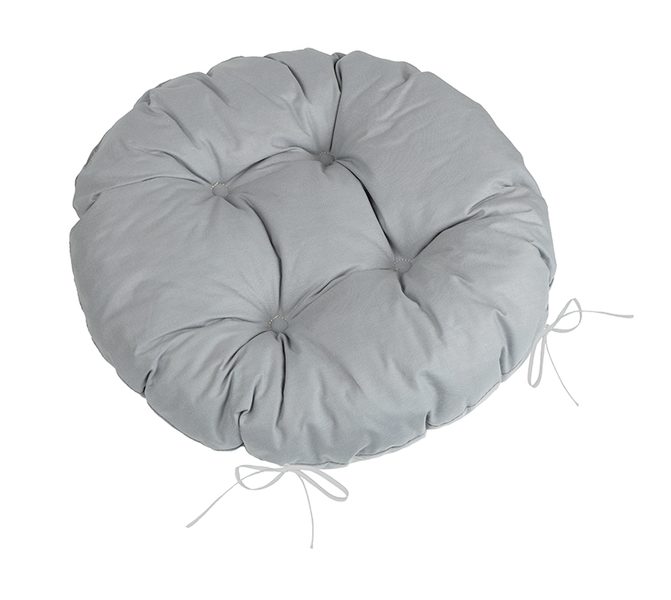 Sedák Adéla prošívaný kulatý Šedá 62/302 průměr 40 cm