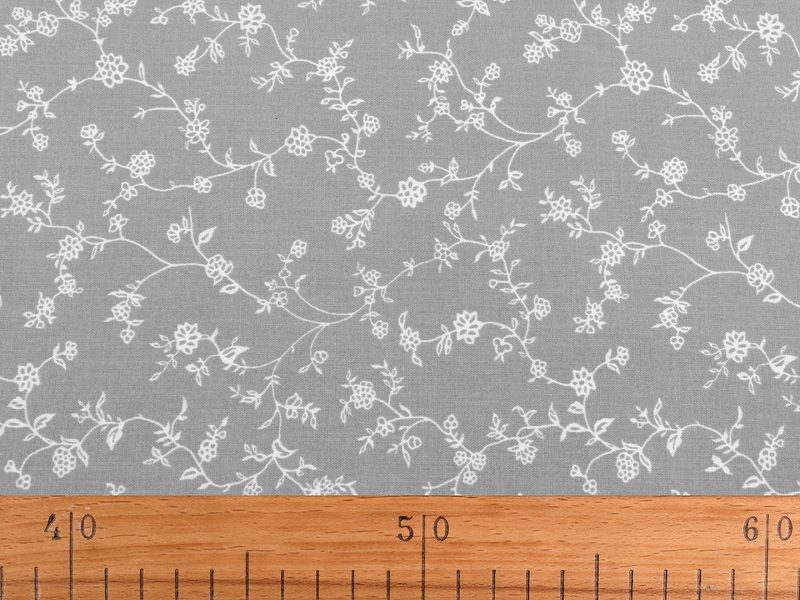 Bavlněná látka květy