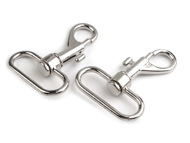 Kovová karabina průvlek 38 mm 2 kusy