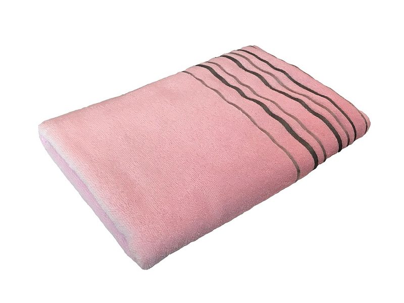 Ručník Zara 50x100 cm světle růžový