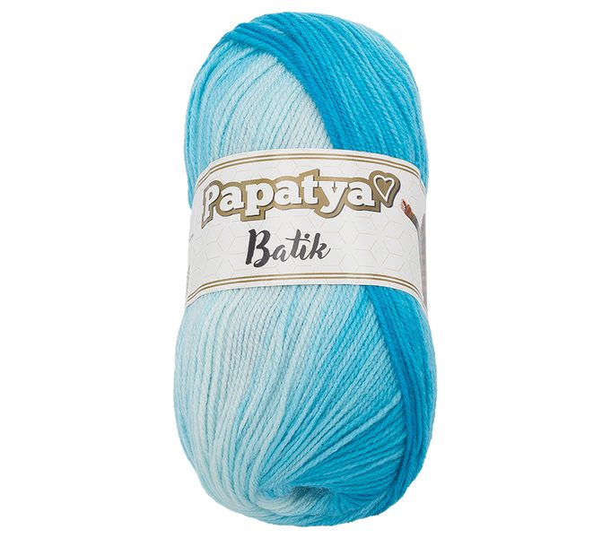 Příze PAPATYA BATIK Tyrkysová 554-06 100g / 360 m