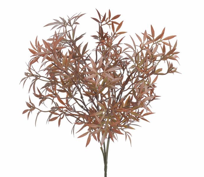 Umělá tráva 40 cm - zelená/meruňková
