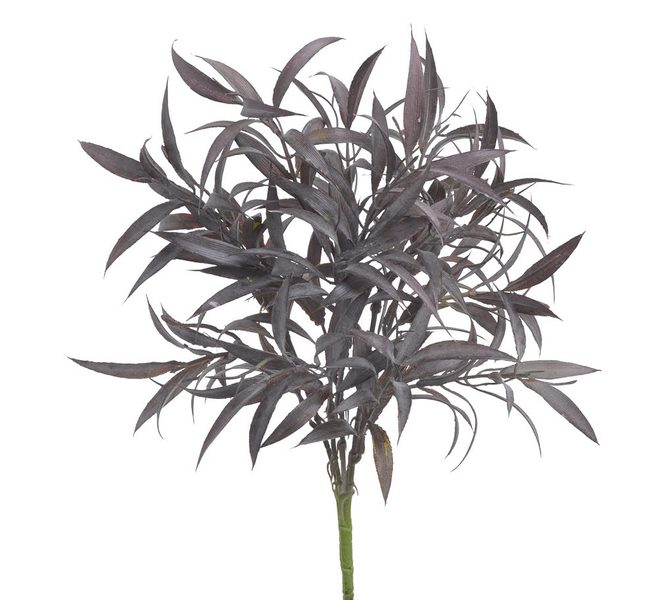 Dlouholistý ruscus trs 42 cm - šedohnědá tmavá