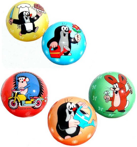 KRTEK (Krteček) Míček 5cm soft balonek pěnový 5 druhů v sáčku