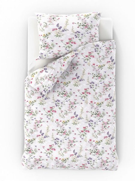 Bavlněné povlečení FLORENCE šedá 140x200, 70x90cm PROVENCE COLLECTION