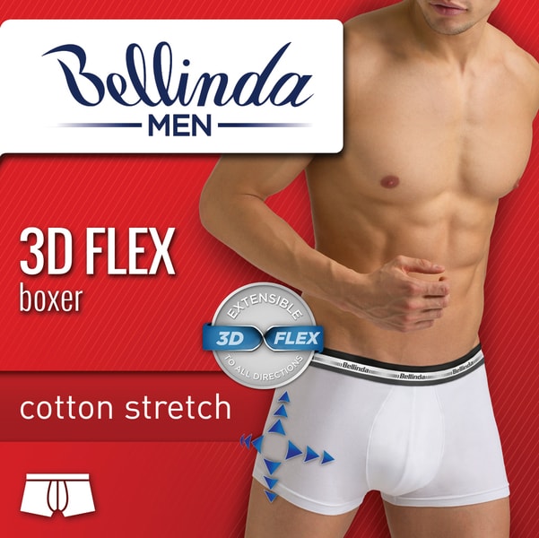 Bavlněné boxerky 3D Flex BU858102