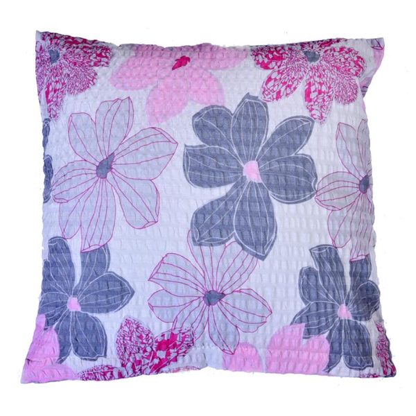 Povláček krepový Lososová,Šedá 80/742 40x40 cm