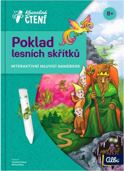 ALBI Kouzelné čtení Gamebook interaktivní Poklad lesních skřítků