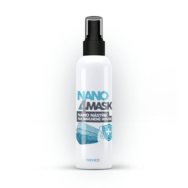 NANO 4MASK nástřik nanostříbra na bavlněné roušky 100 ml