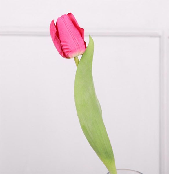 Umělý tulipán tmavě růžový X6862-34