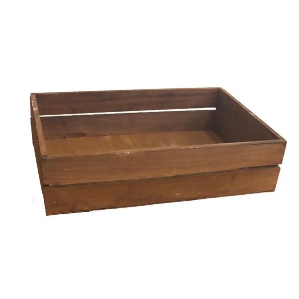 Dřevěná bedýnka velká D3579/V - 36 x 24 x 9cm