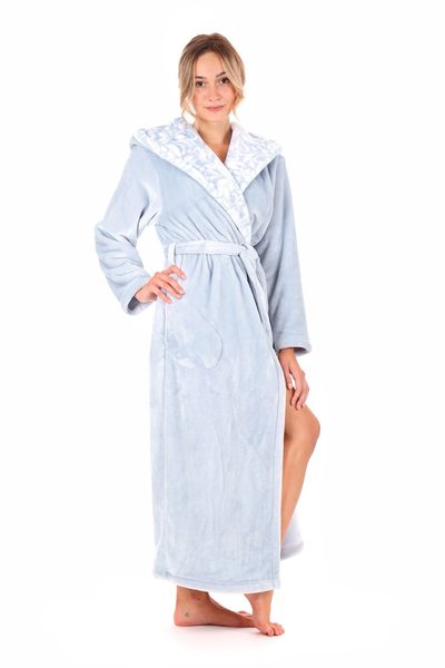 Župan s kapucí Flora ledově modrá 39 56 5251