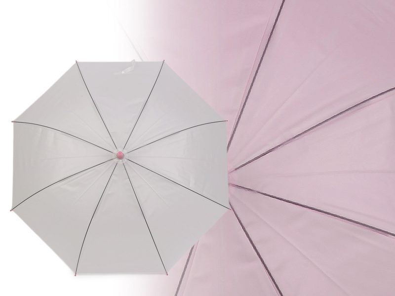 Dámský / dívčí vystřelovací deštník měnící barvu na slunci