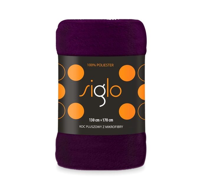 Deka mikroplyš super soft fialová Polyester, 130/170 cm