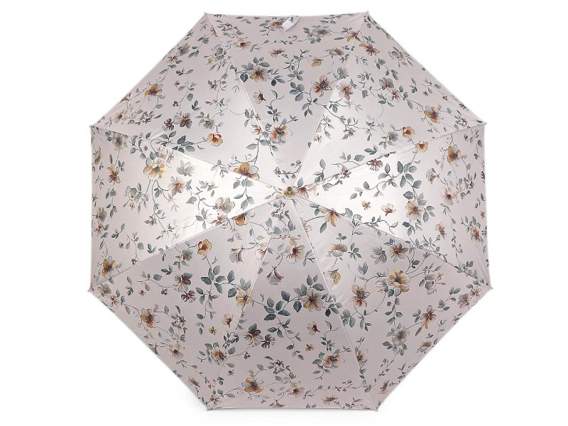 Dámský vystřelovací deštník květy