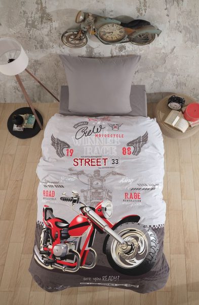 Ložní povlečení pro mladé 140x200, 70x90cm Street King