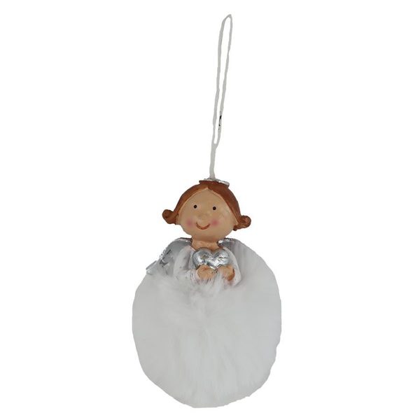 Anděl k zavěšení X5085 - 7,3 × 7,3 × 10 cm