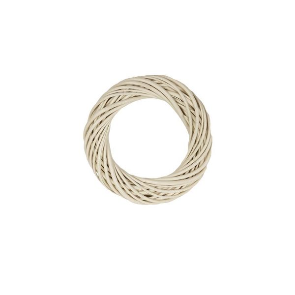 Věnec z běleného proutí 15 cm 08000/15B